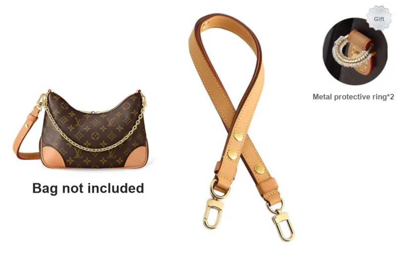 Luxury Care Artisan Workshop Top Grain Cow Leather Bag Strap Women's Beeswax-11