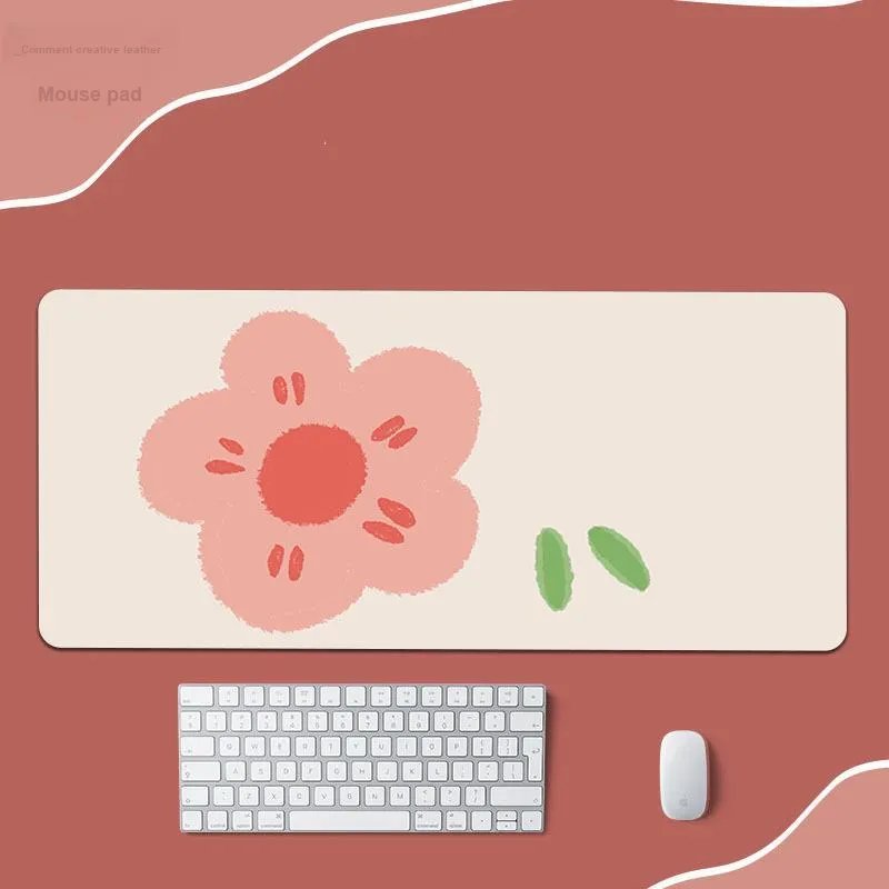 LOVINGCOOL Leather Strawberry And Hamster Extra Large Girl Office Desk Pad For Computer Fabric Keyboard Mat Mouse Pads-7