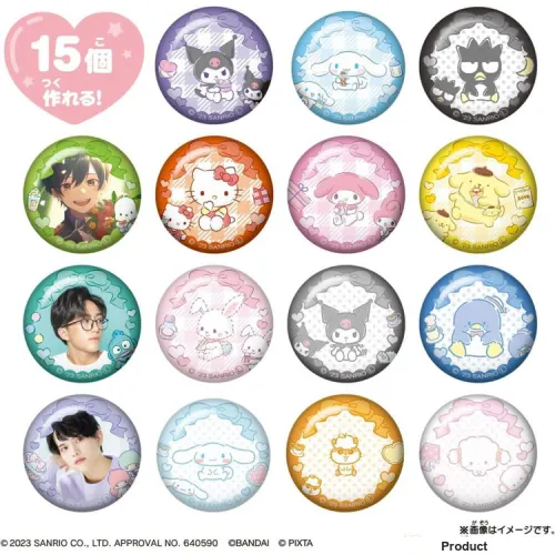 BANDAI Sanrio Characters Универсальный набор для создания значков