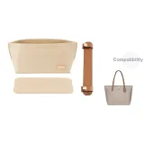 [Compatibility City33 Milk Tea Three-Piece Set]Open Top Liner+Bottom Pad+Shoulder Strap Pad
