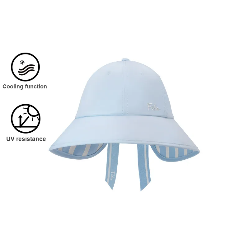 FILA FUSION Polyester Bucket Hats Women's Enchanting Blue-1
