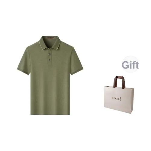 JUDGER Polo в горохово-зеленом цвете для мужчин