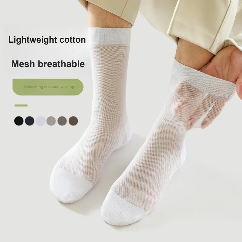 XXLLG Mid Calf Socks Men's 3 Pack-3