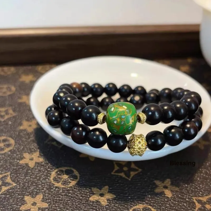JINGCHENGGOU Ebony Bracelets Unisex-4