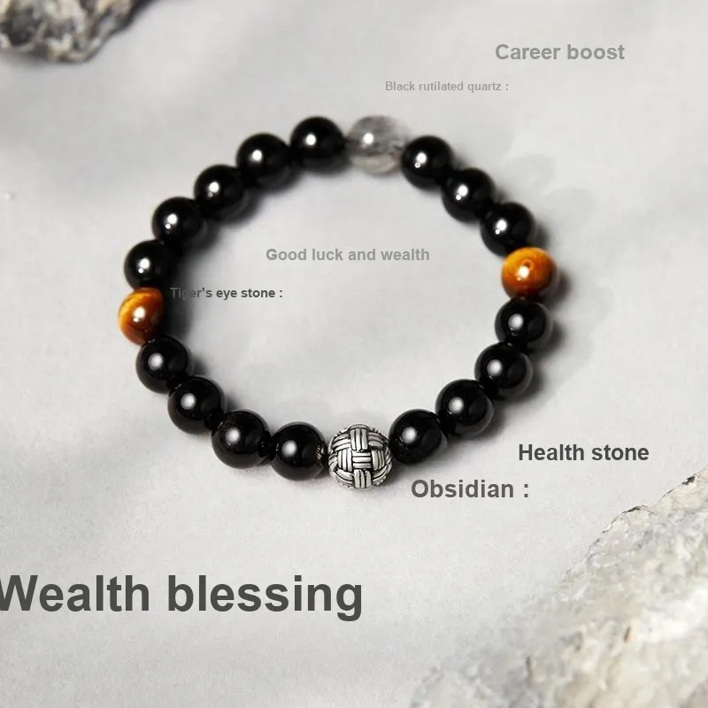 OONEE Obsidian Bracelets Unisex-1