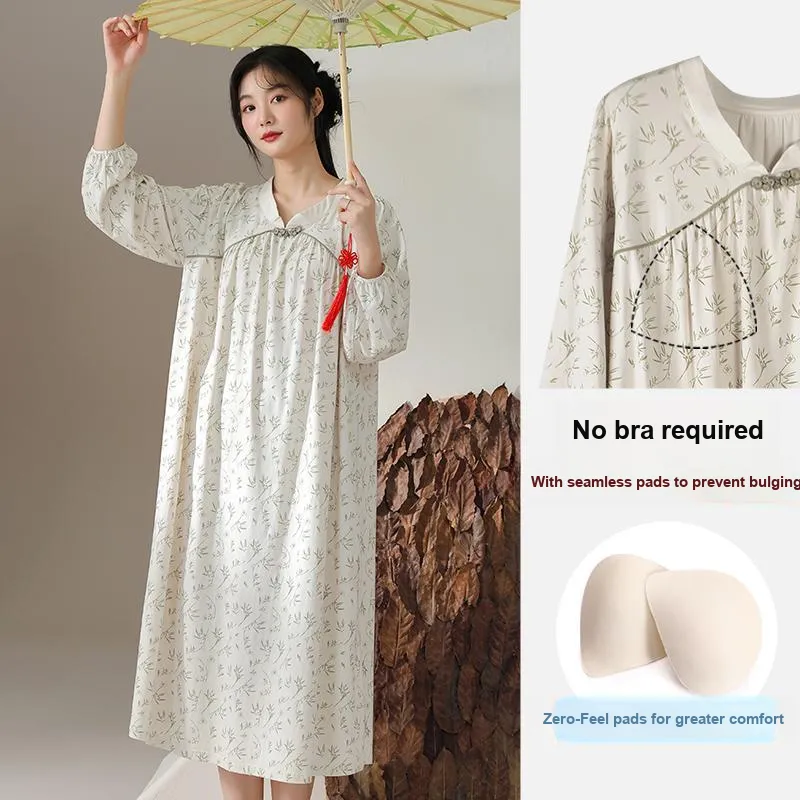 Lan Miao Long Sleeved Dress Women's-7