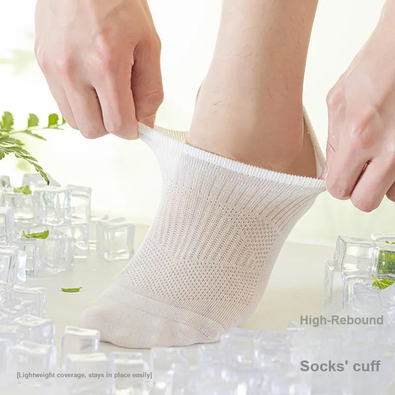 JIAZINI No Show Socks Men's 4 Pack-23