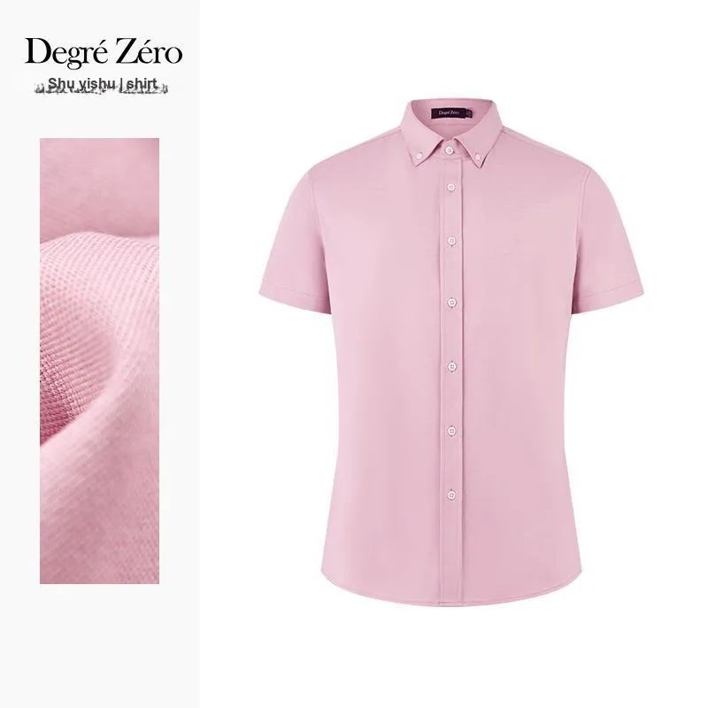 DEGRE ZERO Shirts Men Afterglow Pink-1