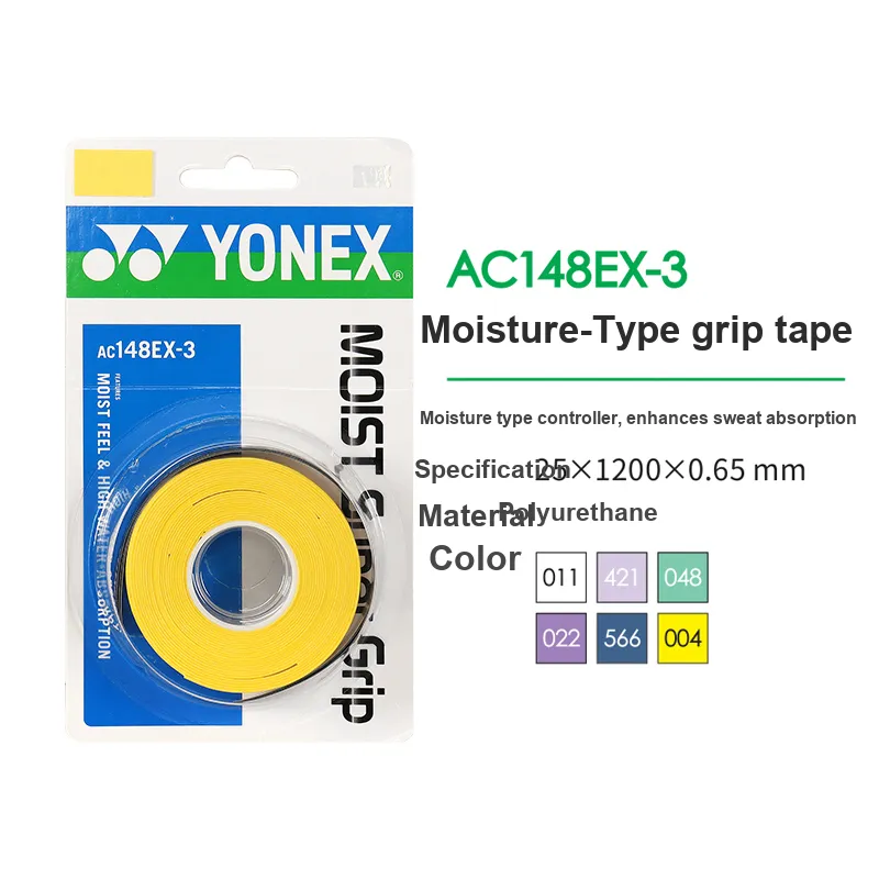 YONEX Badminton Grip Tape Polyurethane Badminton Net All Thin 3 Pack-9