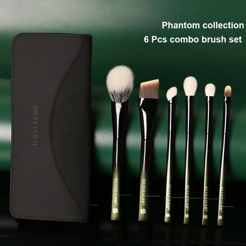 REVERSE Phantom Series Комбинация Щетка Набор Кисти для макияжа Портативный 6 шт