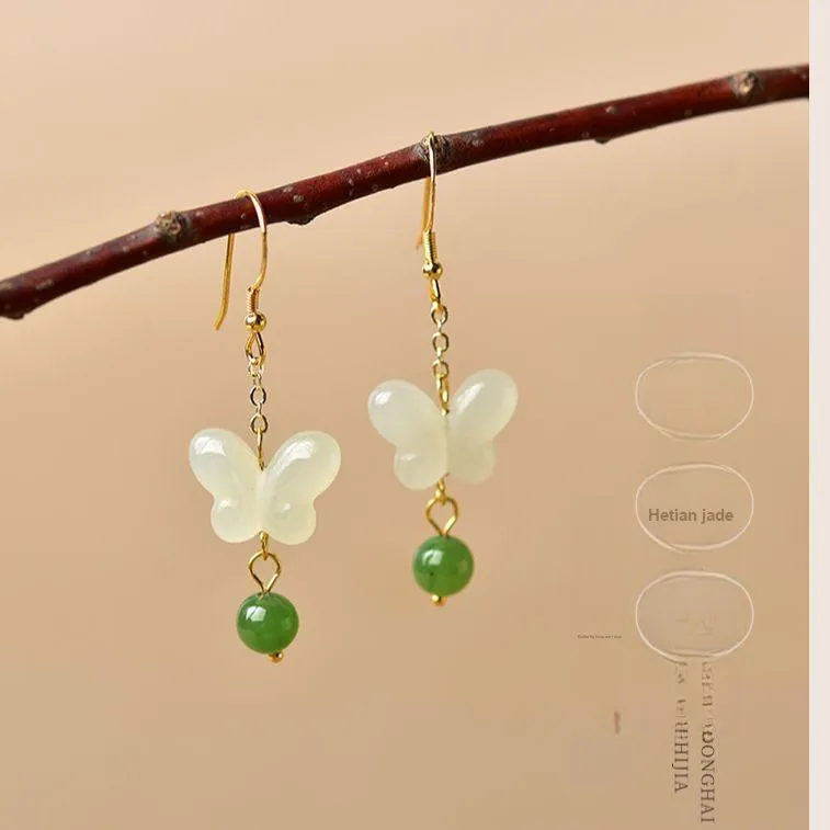 Tokai Family Earrings Green Jade Women's-3