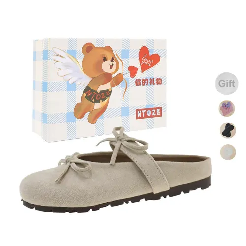 NTOZE Quiet Closed Toe Slippers Women's Box