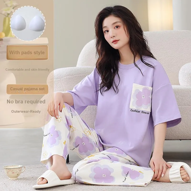 FENTENGCARE Pajama Set Women's Violet-6
