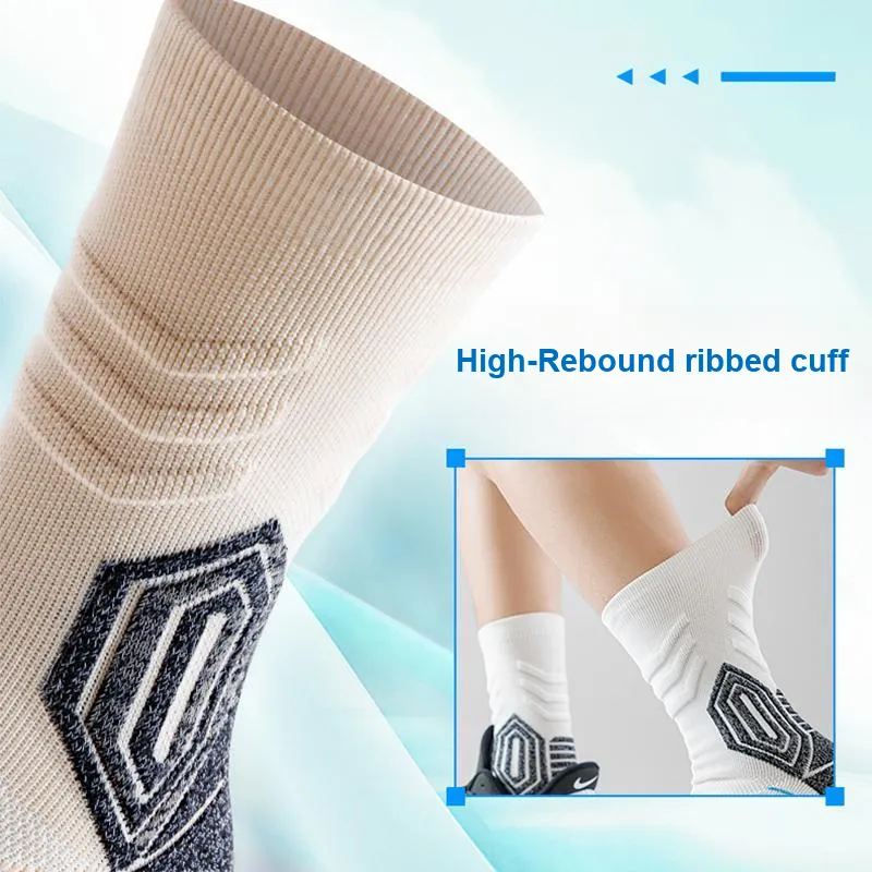 JIAZINI Basketball Socks Men's 3 Pack-5