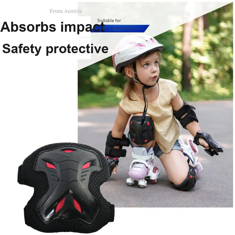 HEAD Roller Skating Protective Gears Unisex Black-7