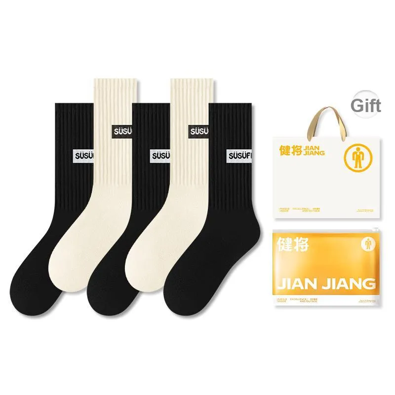 Master Mid Calf Socks Women's Shopping Bag 5 Pack-5