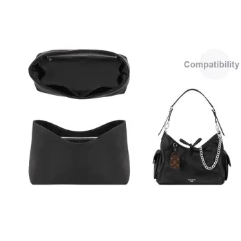Jingxi Original Fleece Bag Accessory Bag Insert Women's Black