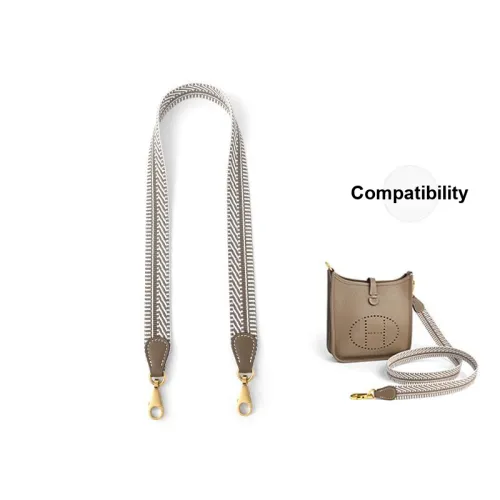 CHENGENG Кожа Ткань Вязаная Холст Сумка Ремешок Унисекс Беллфлауэр Серый