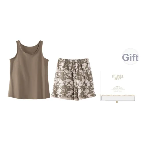 XIA.WA.ZHI.XIU Пижамный комплект женский двухкомпонентный комплект