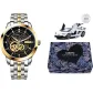 Gold Black Dial Gorilla Band