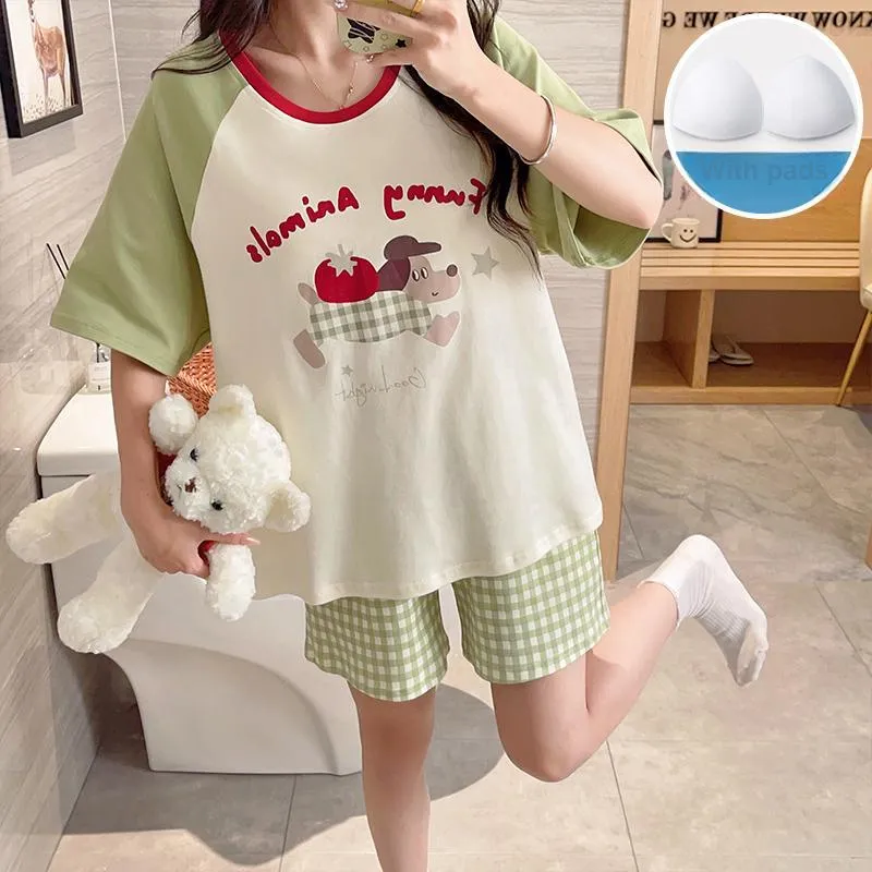 Sleeping Beauty Pajama Set Women's Light Green-5