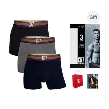 CR7 CRISTIANO RONALDO Boxer Briefs Men's Box 3 Pack Mixed Color