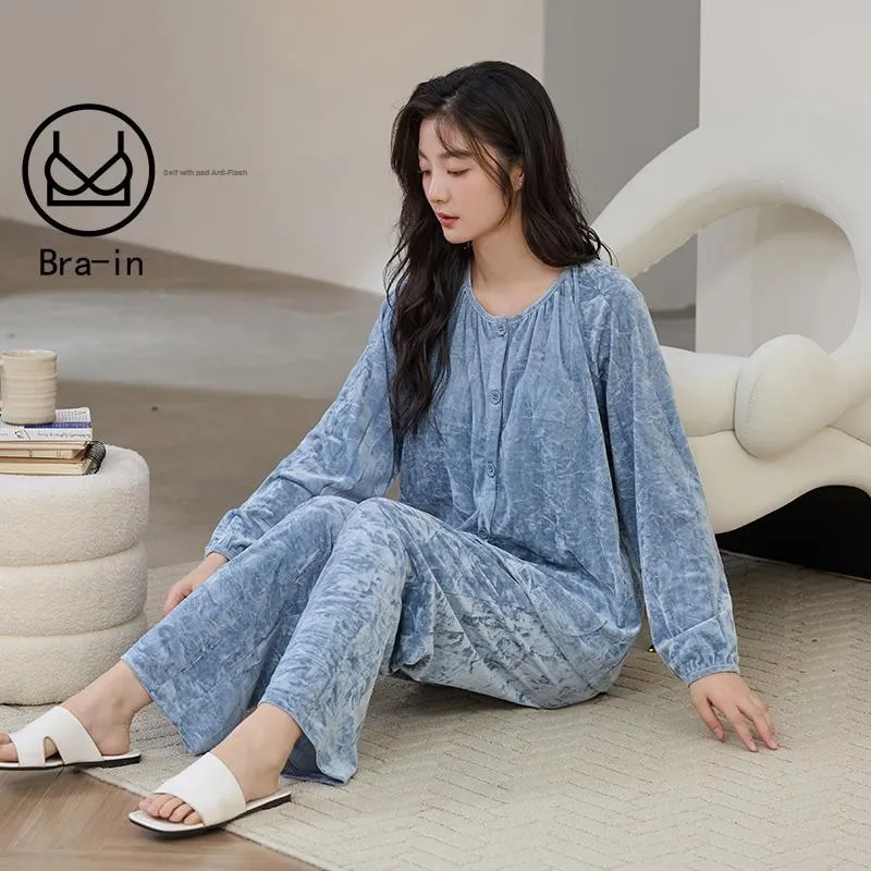 MADALLO Pajama Set Women's Sky Blue-2