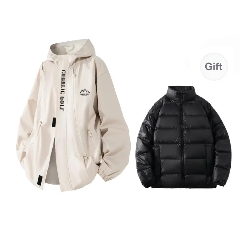 CHARLIE GOLF Windbreaker Jacket Unisex-22