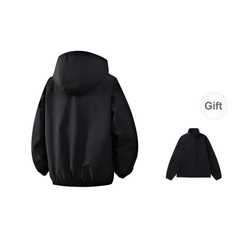 Yiwen Water Resistant Windproof Breathable Warm Windbreaker Jacket Unisex-9