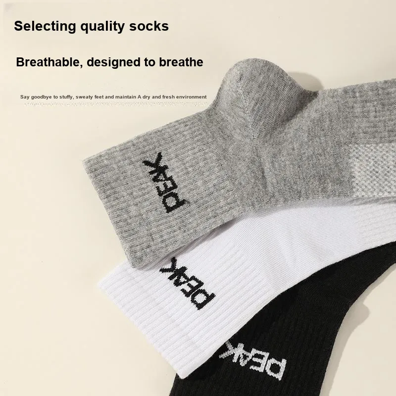 PEAK Mid Calf Socks Unisex 3 Pack-18