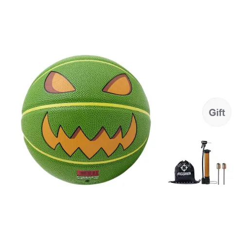 RIGORER Halloween Series PU Basketball Green Size 5 Training Kids'