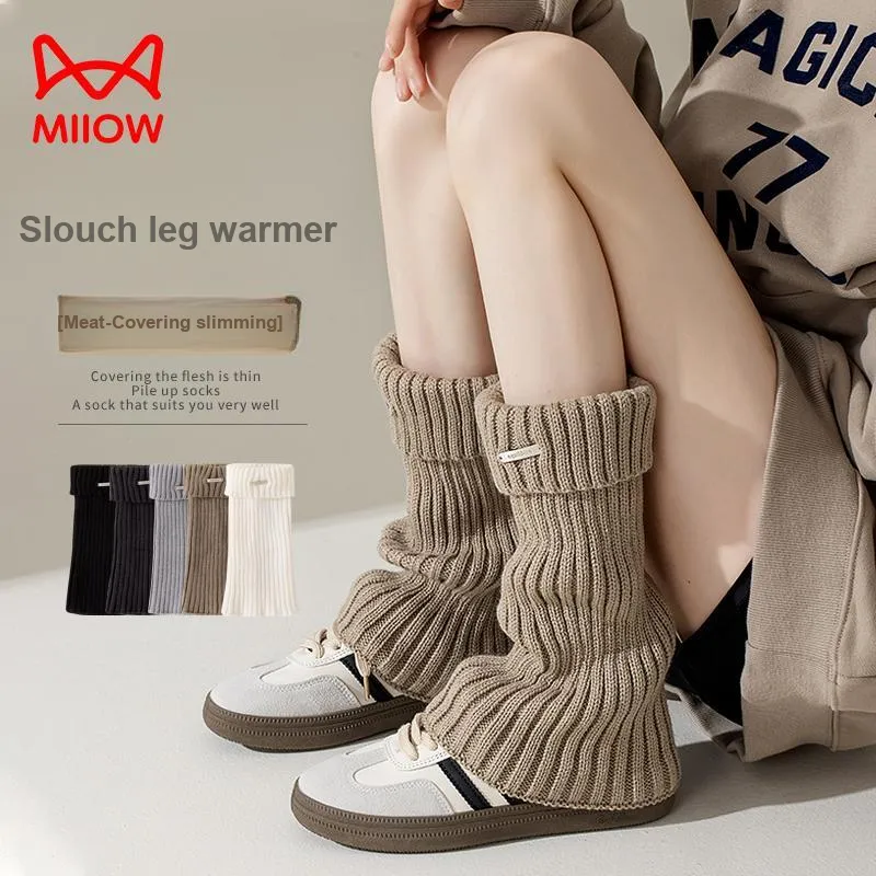 MIIOW Knee High Socks Women's Combo Set-2