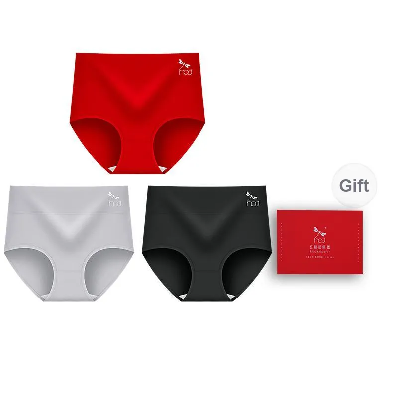RED DRAGONFLY Cotton Panties Women's 3 Pack Gift Box Set-9