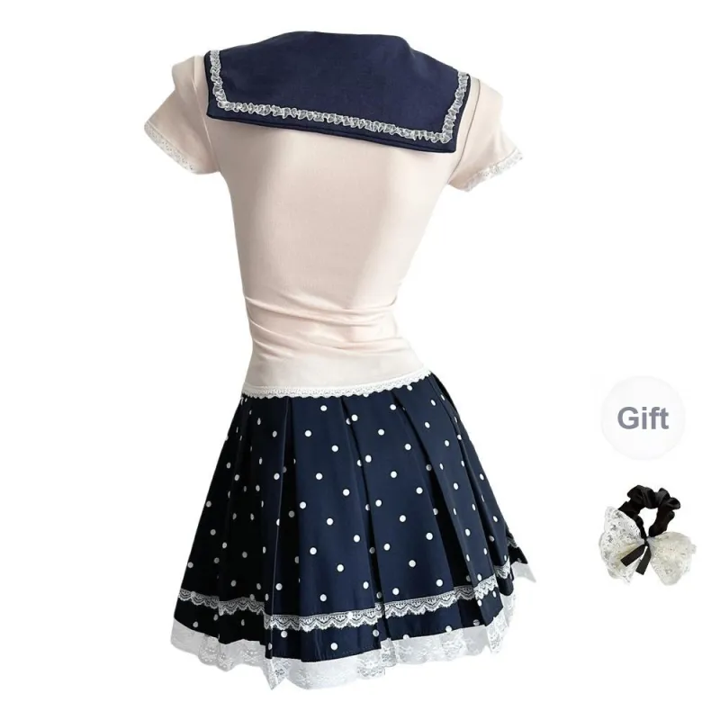 TUSHIFEI Two Piece Skirt Sets Women's-1