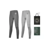 2 Pack 1 Pants (Dark Gray+Light Gray) 100% cotton Antibacterial/Wolf Head Print/Shopping Bag Included