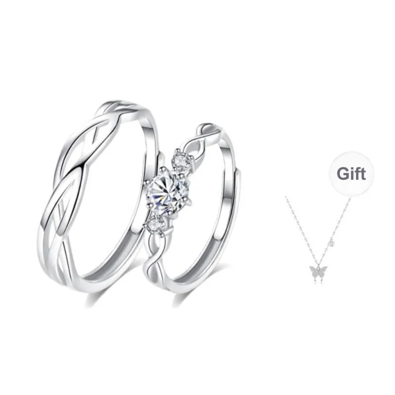 MISS TOOYA S999 Fine Silver Rings Unisex-0