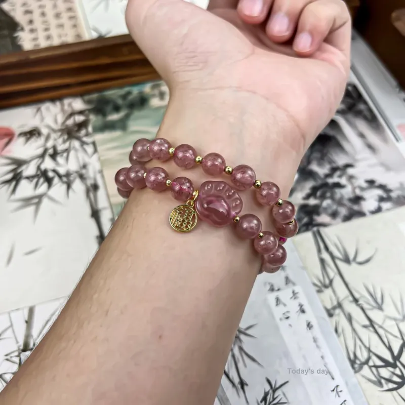 JIAOSHIYU Crystal Bracelets Women's-3