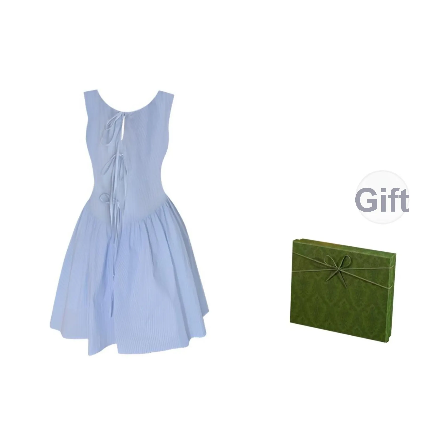 DITB Синий Женские Платья без рукавов