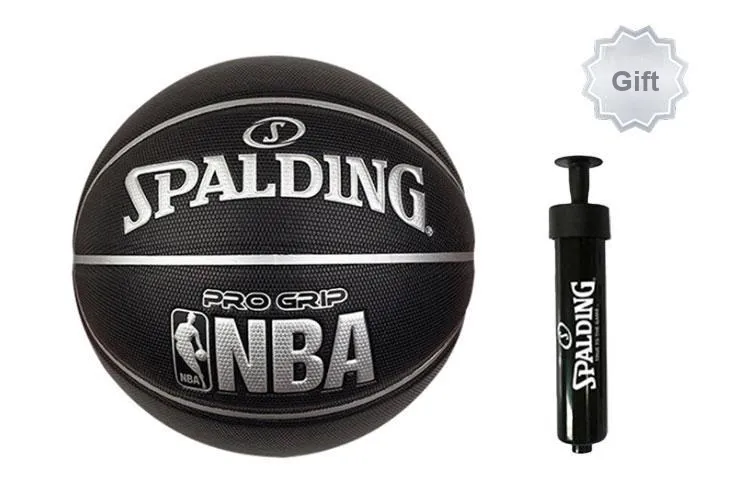 SPALDING x NBA PRO GRIP Series PU Basketball Black Size 7 Training Unisex-4