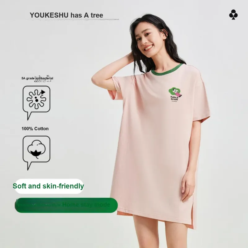 YOUKESHU Nightgown Women's Shopping Bag-8