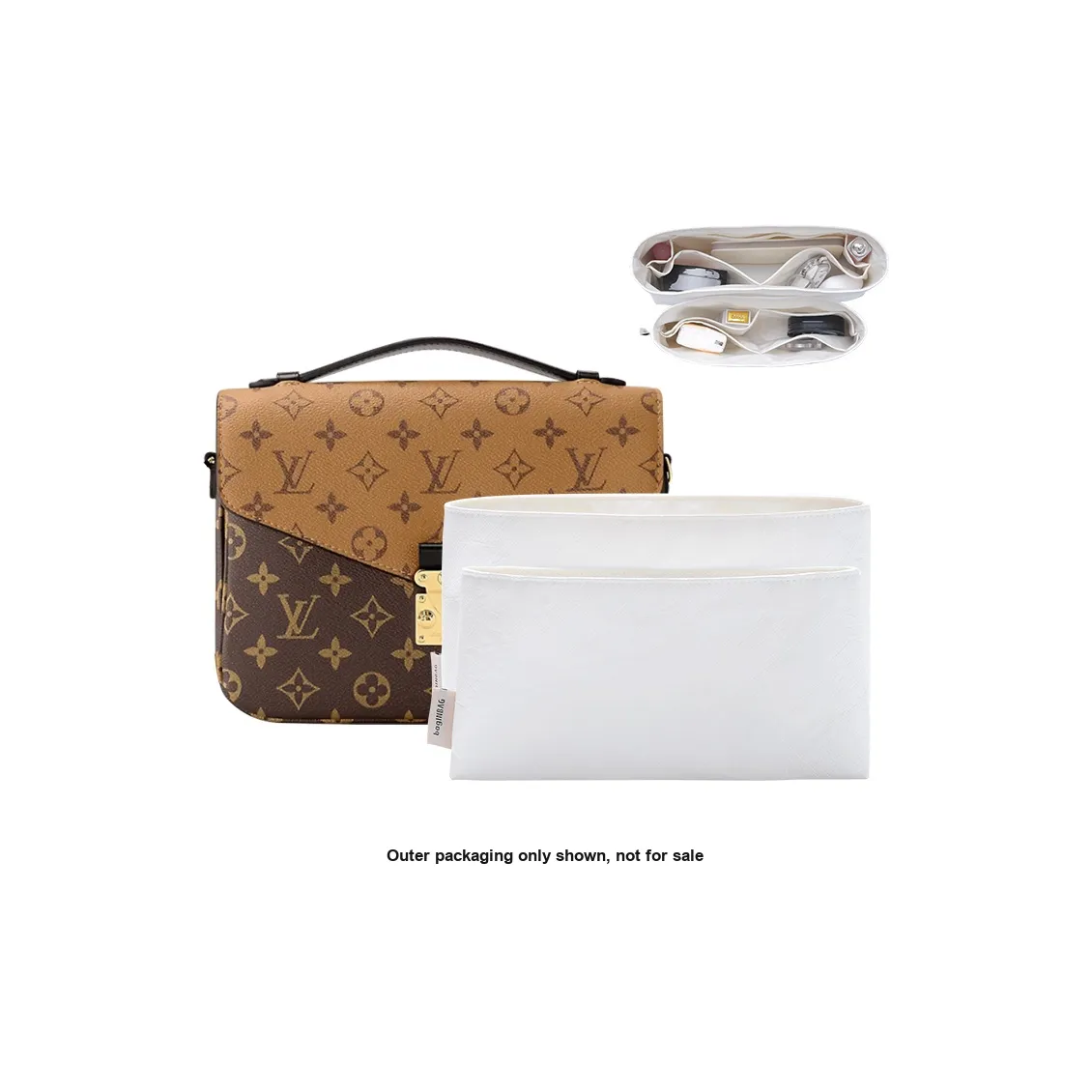 BagINBAG LV Pochette Metis Курьерская сумка Бумага DuPont Сумка Вкладыш Женские