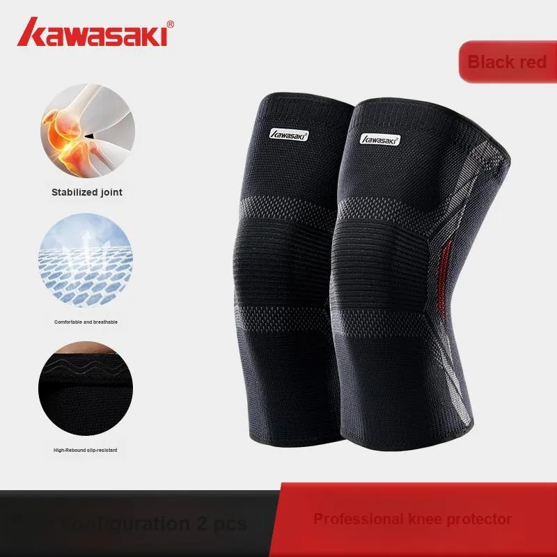 Kawasaki Running, Cycling, Basketball Unisex Elastane, Polyamide, Polyester Knee Pads-11