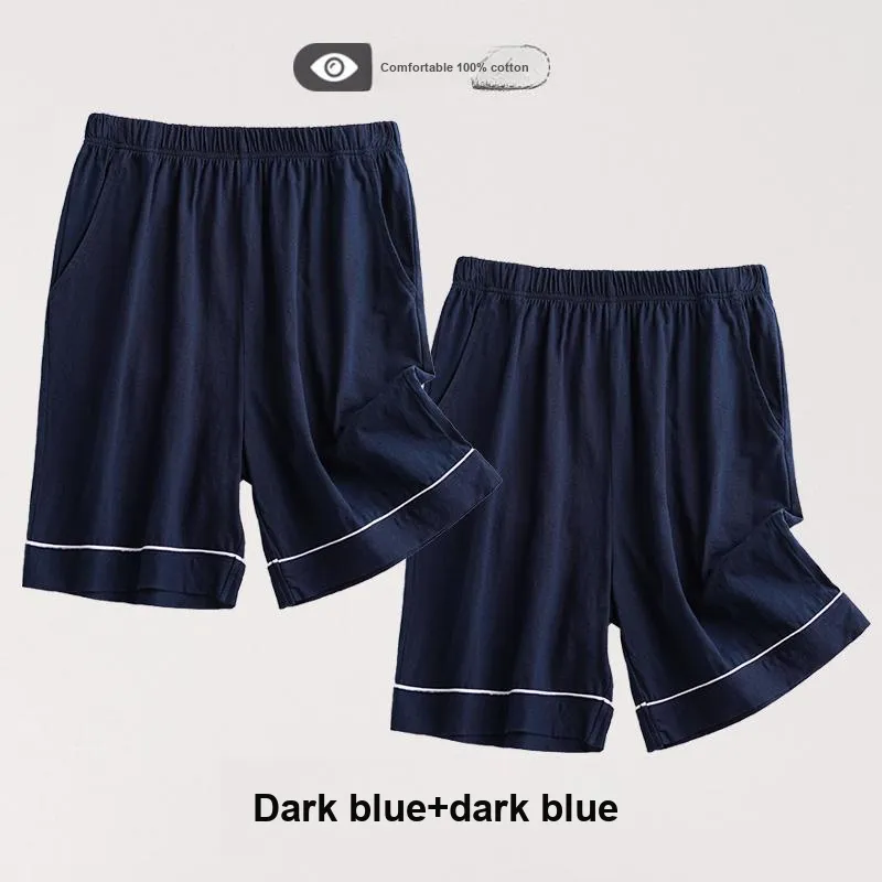 Sleep Knee Length Pants Pajama Pants For Students And Dormitory Home Multiple Colors Men's-17