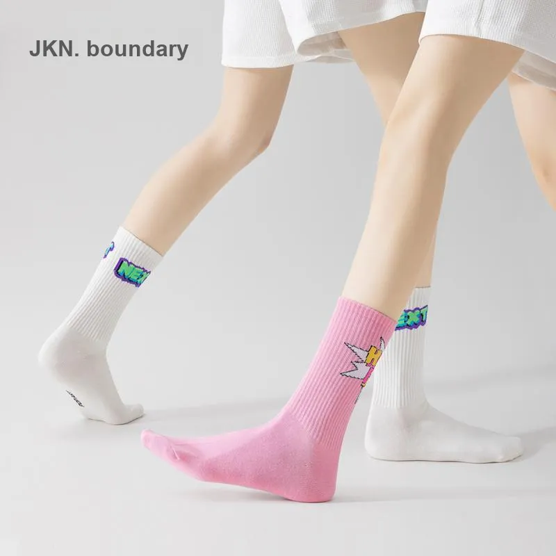 JKN Unisex Mid Calf Socks-14