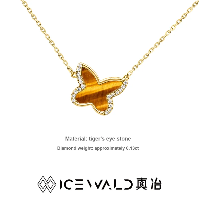 ICEWALD Diamond 925 Mother Of Pearl Necklaces Unisex-21