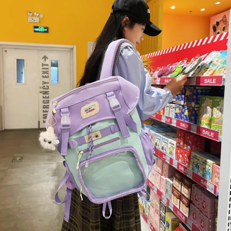 LUVISTRUE Nylon Backpack Women's Multicolor-9