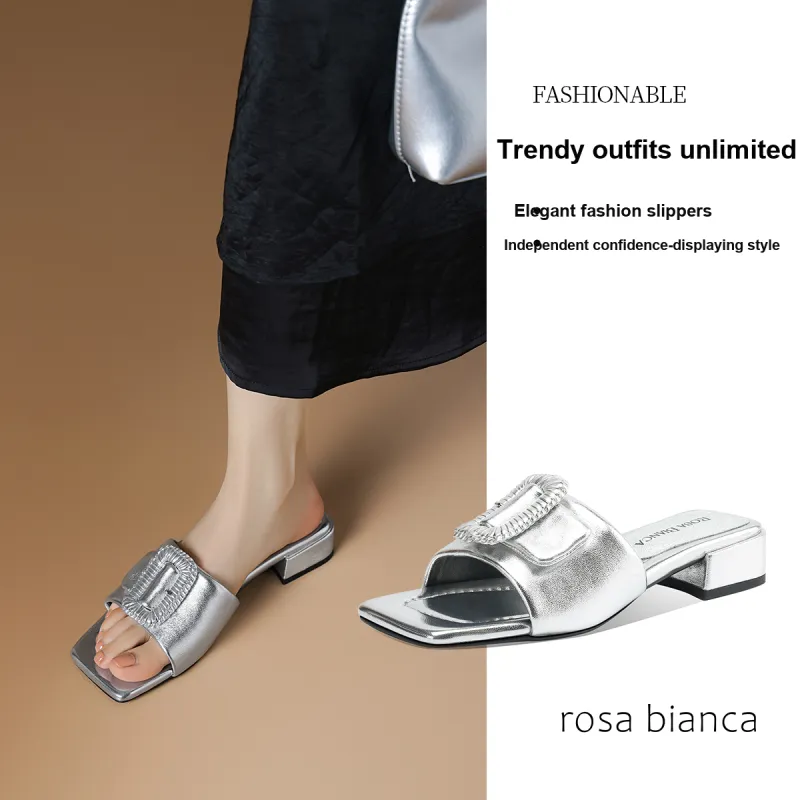 Rosa Bianca Slide Slippers Women's-9