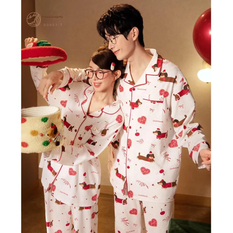 Gongdie Pajama Set Unisex White-8