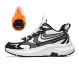 White Black Fleece-Lined