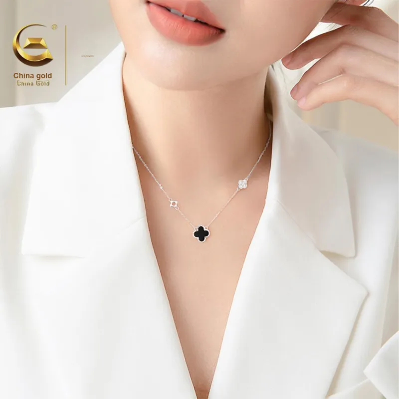 ZSY Sterling Silver, Silver 925 Necklaces Women's-4